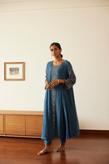 Blue Adree Kurta Set