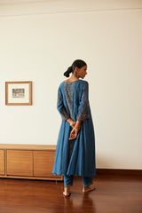 Blue Adree Kurta Set