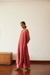 Pink Rekha Kurta Set