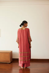 Pink Rekha Kurta Set