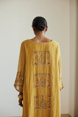 Yellow Akaari Kurta Set