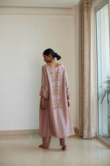 Grey Akaari Kurta Set