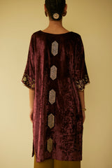 Purple Meera Kurta Set