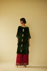 Green Meera Kurta Set
