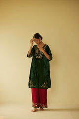 Green Meera Kurta Set