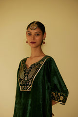 Green Meera Kurta Set