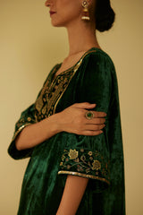 Green Meera Kurta Set