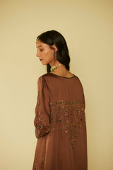 Brown Farida Kurta Set