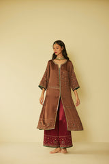 Brown Farida Kurta Set
