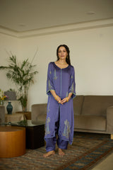 Purple Chhaaya Kurta set
