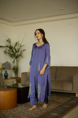 Purple Chhaaya Kurta set