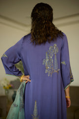 Purple Chhaaya Kurta set