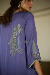 Purple Chhaaya Kurta set