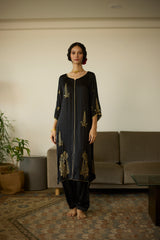 Black Chhaaya Kurta set