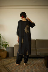 Black Chhaaya Kurta set
