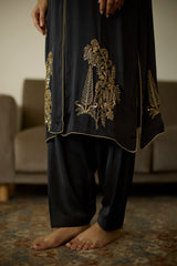 Black Chhaaya Kurta set
