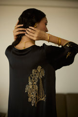 Black Chhaaya Kurta set