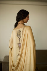 Beige Saanjh Kurta set