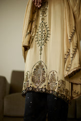 Beige Saanjh Kurta set