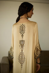 Beige Saanjh Kurta set