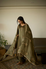 Green Palm Kurta set