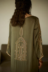 Green Palm Kurta set