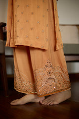 Orange Maitreyi Kurta set