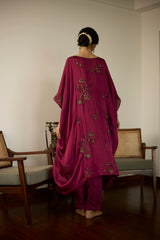 Pink Aarohi Kaftan set