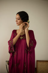 Pink Aarohi Kaftan set