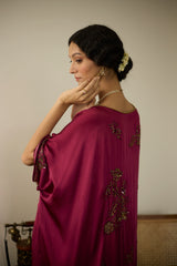Pink Aarohi Kaftan set