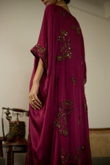 Pink Aarohi Kaftan set
