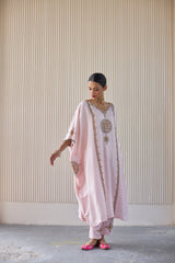 Pink Bindi Kaftan suit