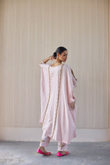 Pink Bindi Kaftan suit