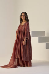 Rust Rehmat Lehenga set