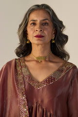 Rust Rehmat Lehenga set