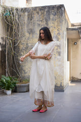 White Sajhili suit