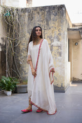 White Sajhili suit