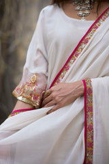 White Sajhili suit