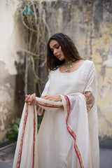 White Sajhili suit