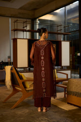 Brown Rawani set