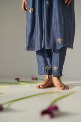 Blue Kashni Kaftaan set