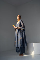 Blue Mansa Kurta set