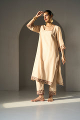 Cream Pavit Kurta set
