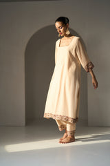 Cream Pavit Kurta set