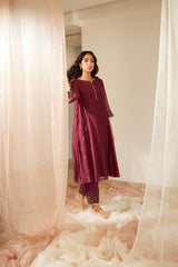 Purple Poornima Kurta Set