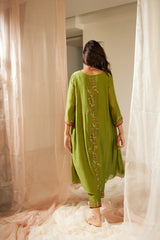 Green Gul Kurta Set