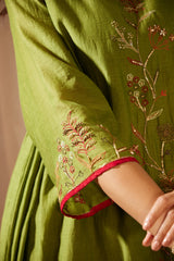 Green Gul Kurta Set