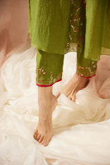 Green Gul Kurta Set
