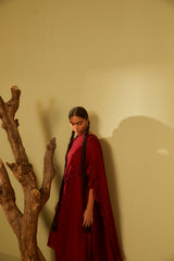 Maroon Sunshine Kurta Set