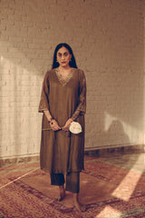 Olive Karuna Kurta Set